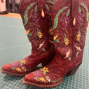 Tony Lama Tan Leather Boots